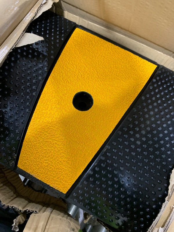 Photo 1 of CXRCY Heavy Duty Speed Bumps - 6FT 2-Channel Rubber Cable Ramp (2 Pack)