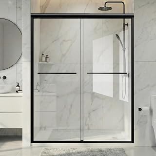 Photo 1 of Frameless double sliding shower door 10 mm glass 56-60 x 76