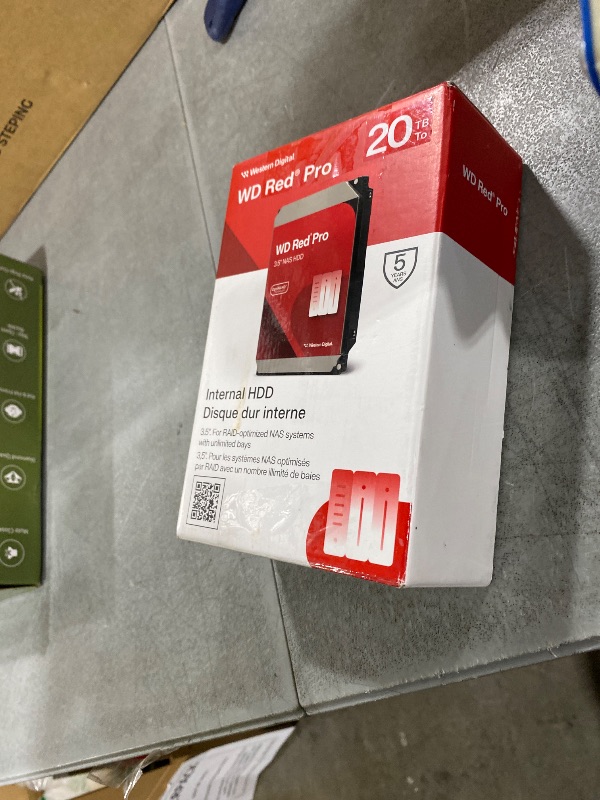 Photo 1 of Western Digital 20TB WD Red Pro NAS Internal Hard Drive