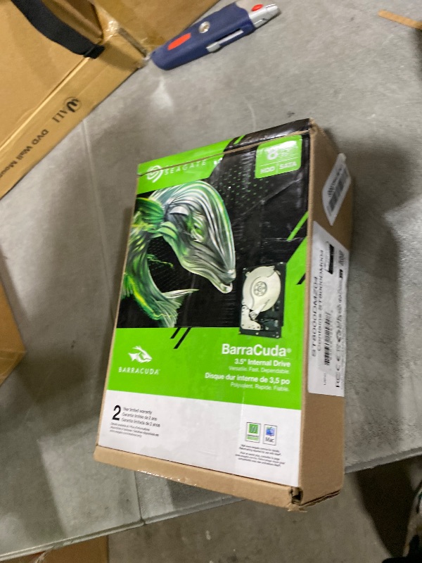 Photo 1 of Seagate 8TB BarraCuda Internal Hard Drive