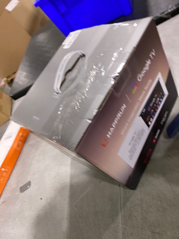 Photo 1 of HAPPRUN 4K Outdoor Projector with Google TV, 3000 ANSI Lumens