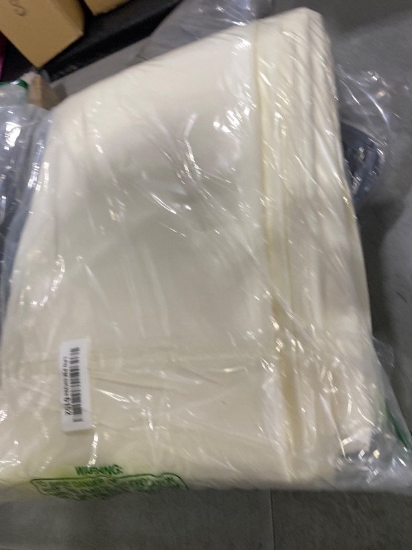 Photo 1 of BRILLMAX 4 Pack Ivory Round Tablecloths 120 Inch
