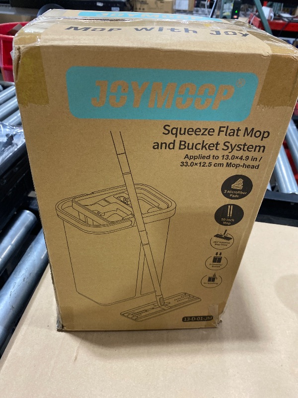 Photo 1 of JOYMOOP Flat Floor Mop and Bucket System