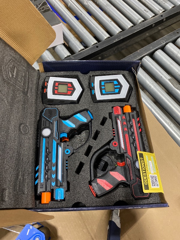 Photo 1 of Squad Hero Rechargeable Laser Tag Set - 4 Guns & Vests