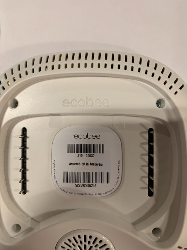 Photo 1 of ecobee Smart Thermostat Premium with Siri & Alexa