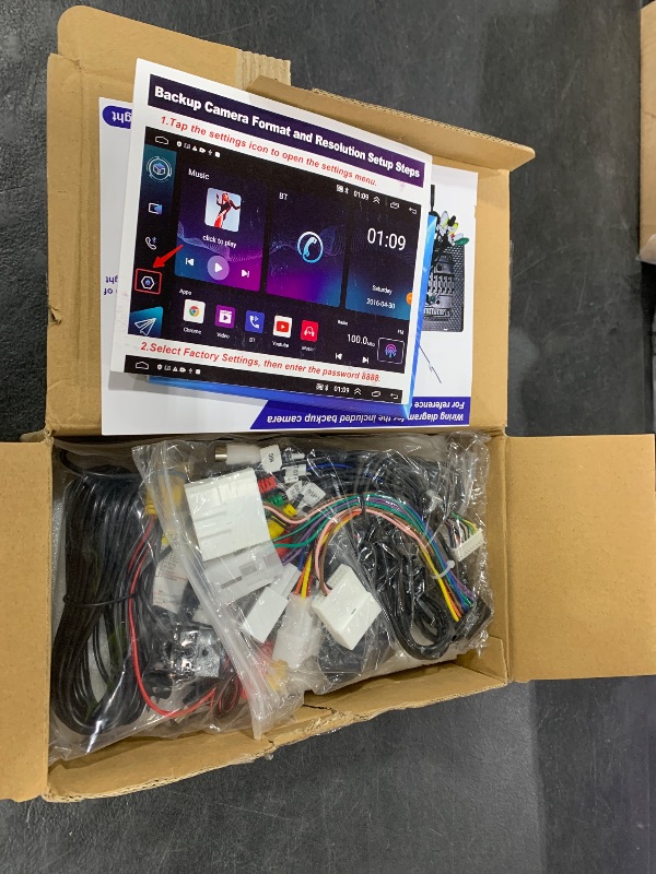 Photo 1 of 4G+64G Car Stereo for Toyota Highlander 2008-2013 with Wireless CarPlay and Android Auto, 7" Touch Screen Android 14 Double Din Car Radio Head Unit with GPS Bluetooth WiFi FM RDS SWC BT Backup Camera