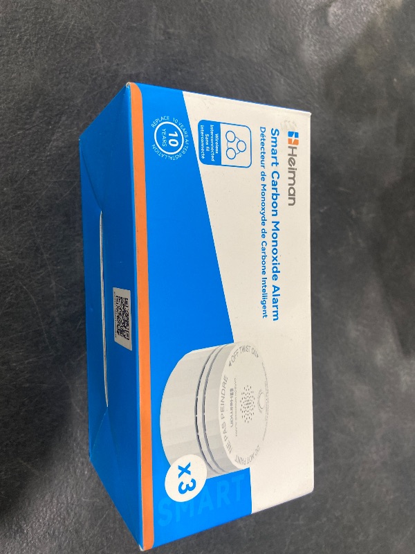 Photo 1 of HEIMAN Carbon Monoxide Detectors, C1-R, 3 PackLPNPMGK4103314
