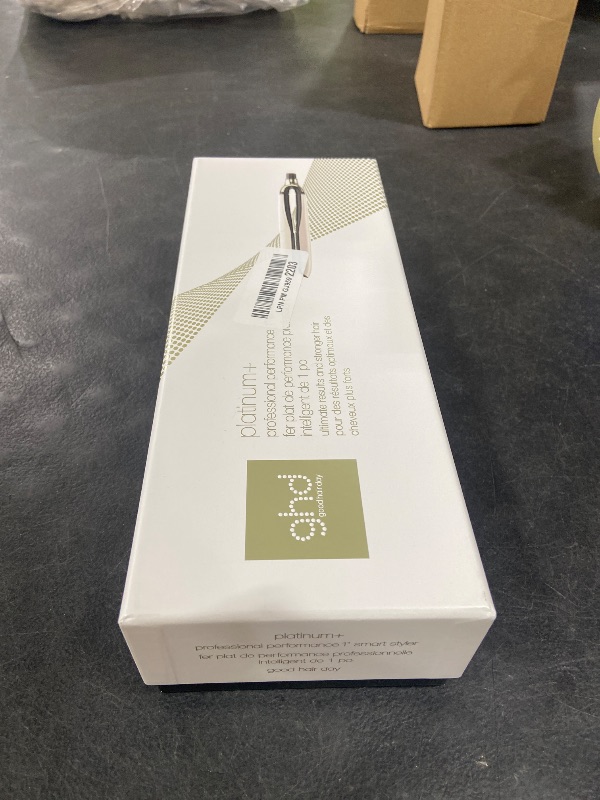 Photo 1 of ghd Platinum+ Styler ? 1" Flat Iron Hair Straightener, Professional Ceramic Hair Styling Tool for Stronger Hair, More Shine, & More Color Protection - White