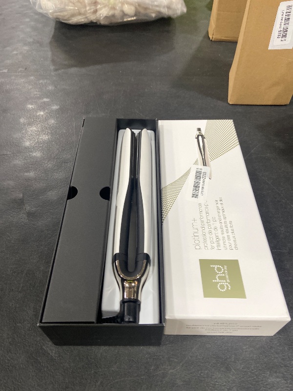Photo 1 of ghd Platinum+ Styler ? 1" Flat Iron Hair Straightener, Professional Ceramic Hair Styling Tool for Stronger Hair, More Shine, & More Color Protection - White