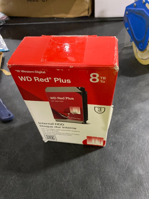 Photo 1 of Western Digital 8TB WD Red Plus NAS Internal Hard Drive