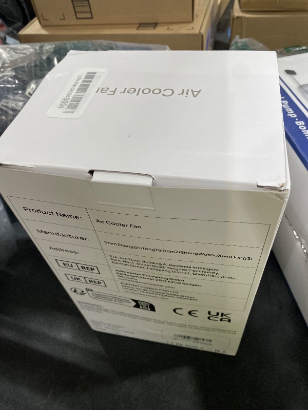 Photo 1 of Ylkf Portable Air Cooler, 1200ML Water Tank, Mini Desk Fan