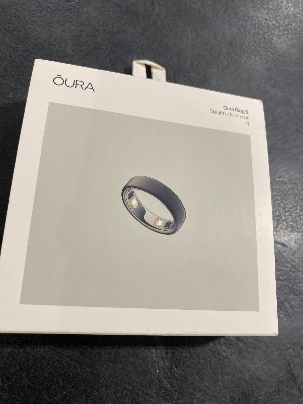 Photo 1 of OURA Ring 5 Smart Ring - Stealth - Size 11