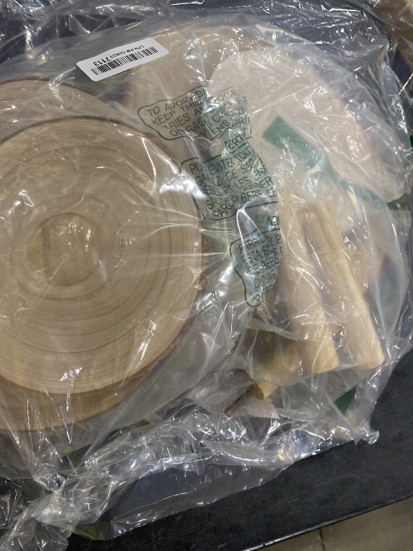 Photo 1 of Acellegic 7-Piece Rustic Wood Cupcake Stand Set
