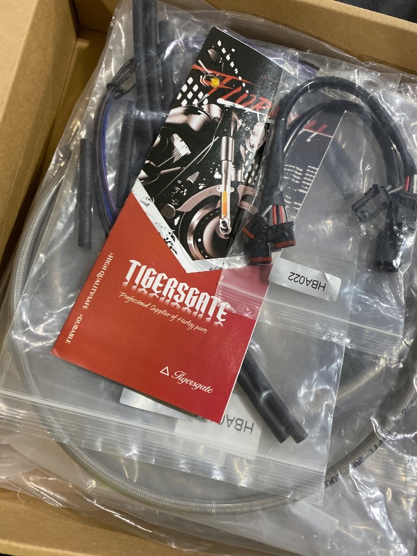 View 3 of TIGERSGATE 12" Ape Hanger Cables Kit for Sportster Non-ABS