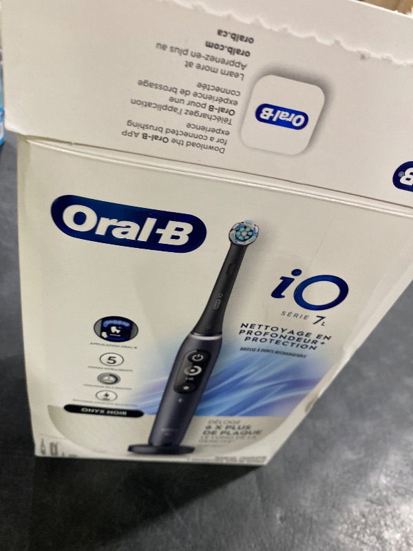 Photo 1 of Oral-B iO Series 7 Rechargeable Electric Toothbrush, Black