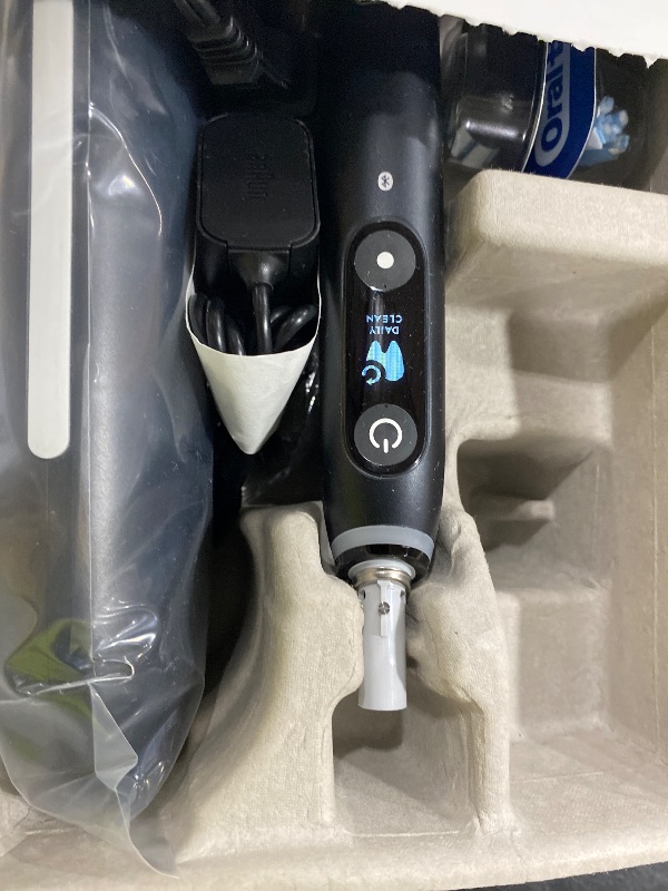 Photo 1 of Oral-B iO Series 7 Rechargeable Electric Toothbrush, Black
