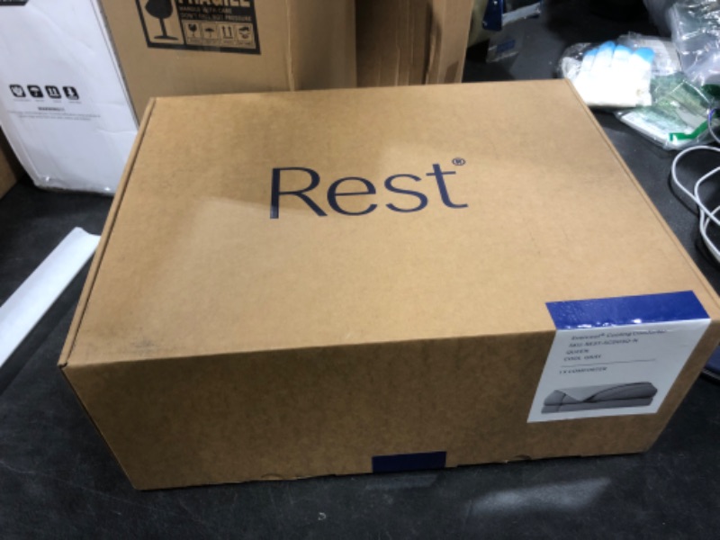 Photo 1 of Rest Evercool Cooling Comforter - Full/Queen, Cool Gray