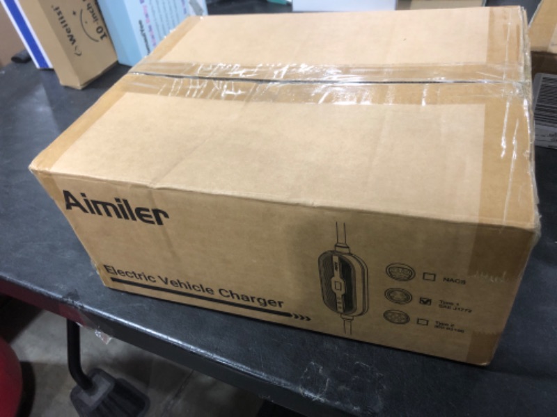 Photo 1 of AIMILER Level 2 EV Charger, 32A, 25ft Cable, NEMA 14-50P Plug