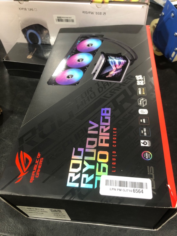 Photo 1 of ASUS ROG Ryuo IV ARGB 360mm Liquid CPU Cooler
