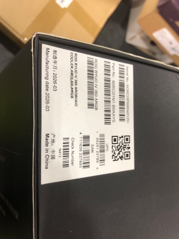 Photo 1 of ASUS ROG Ryuo IV ARGB 360mm Liquid CPU Cooler