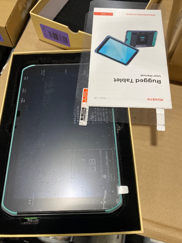 Photo 1 of MUNBYN ILT01Pro Rugged Tablet with Scanner