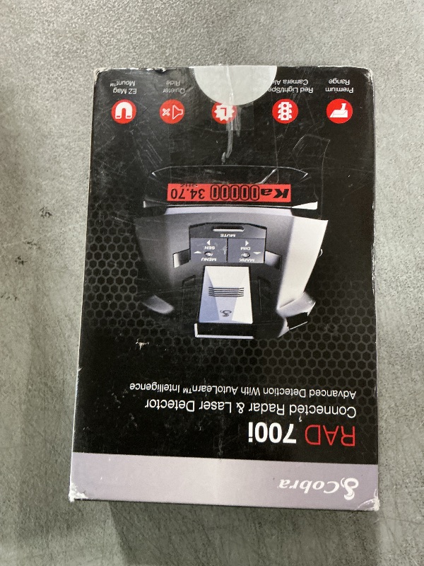 Photo 1 of Cobra RAD 700i Laser Radar Detector