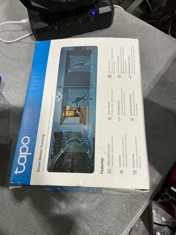 Photo 1 of Tapo 1080P Outdoor Wired Pan/Tilt Security Wi-Fi Camera, 360° View, Motion Tracking, Works with Alexa & Google Home, Night Vision, Free AI Detection, Cloud & SD Card Storage(up to 512GB), Tapo C500…