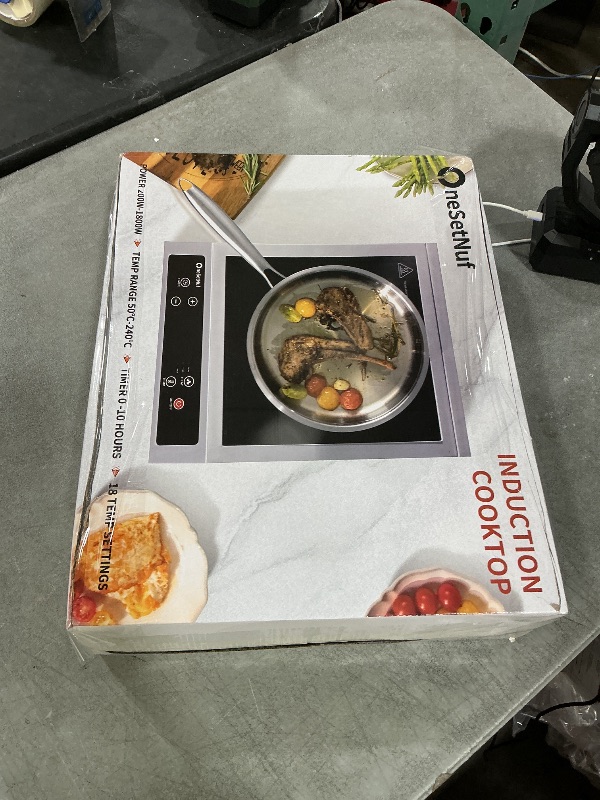 Photo 1 of OneSetNuf Stainless Steel Induction Cooker, 1800W