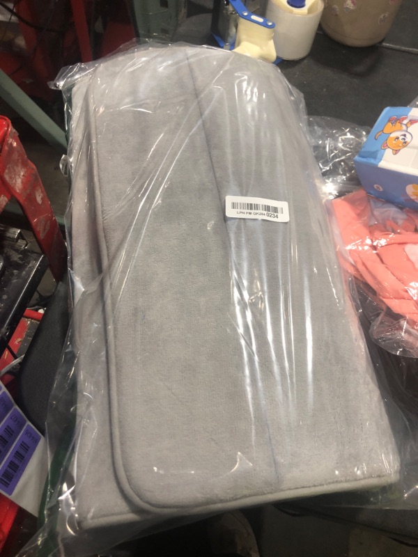 Photo 1 of OLANLY Memory Foam Bath Rug 44x20 - Light Gray