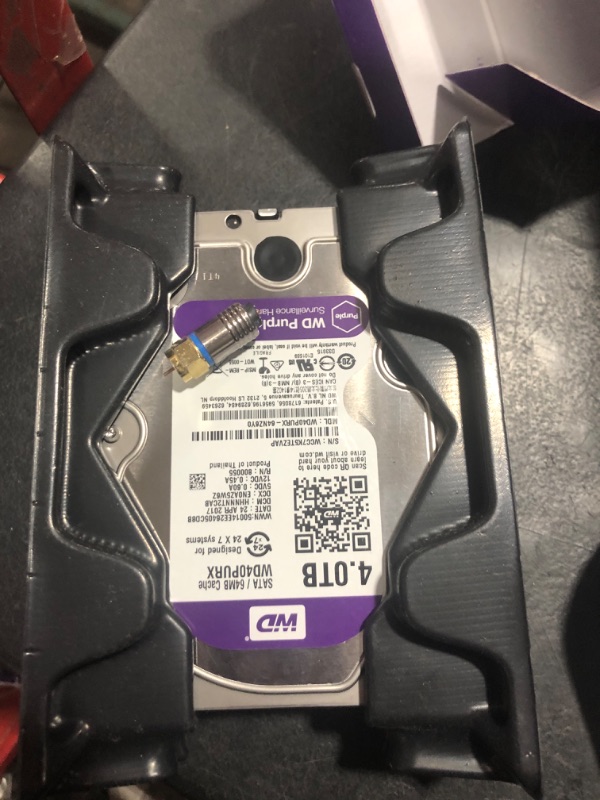 Photo 1 of Western Digital 4TB WD Purple Internal Hard Drive HDD
