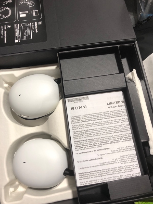 View 4 of Sony INZONE H9 II Wireless Noise Cancelling Gaming Headset, White