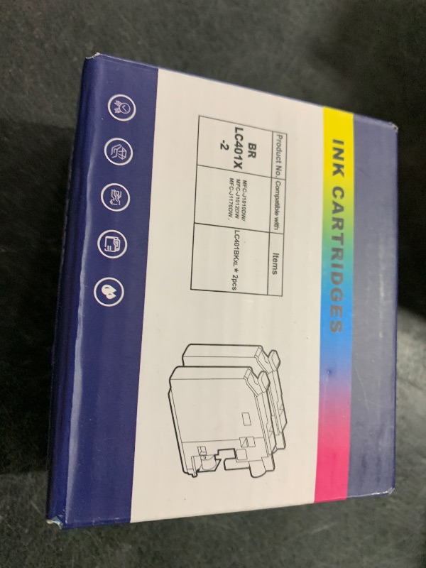 Photo 1 of USEHOTI LC401XL Black Ink Cartridges 2-Pack