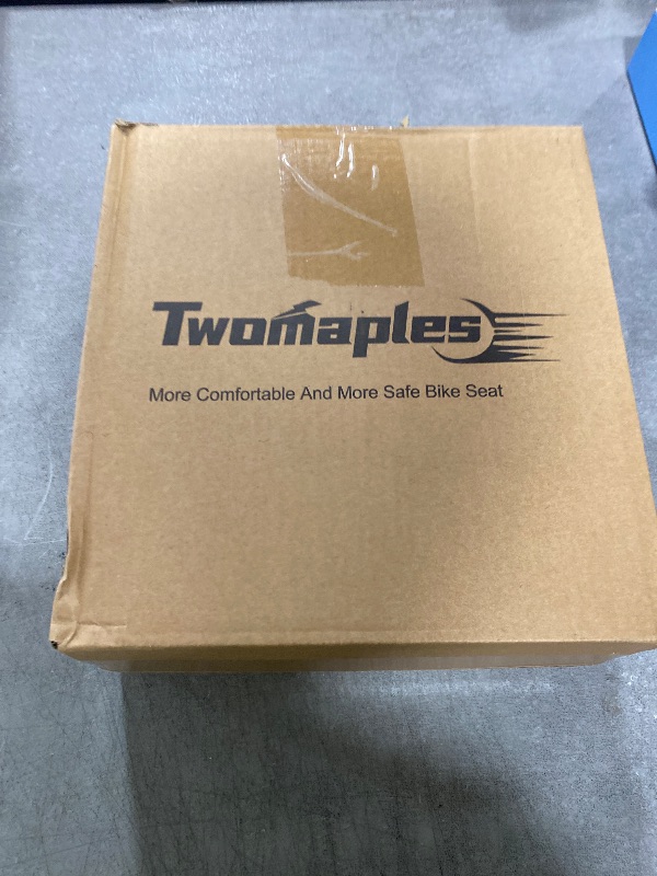 Photo 1 of Twomaples Noseless Bike Seat - Extra Wide, Black