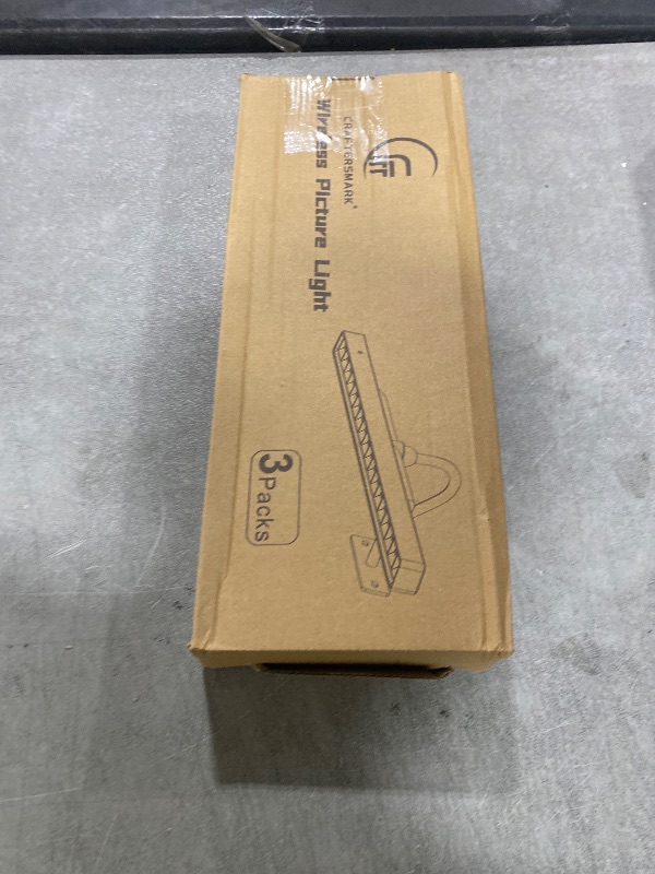 Photo 1 of Picture Light Battery Rechargeable, 3Pack Picture Light for Wall with Remote, 3 Color Modes and Dimmable Classic Art Lights for Paintings, Pictures in Gallery, Bedroom, with Timer_Antique Gold