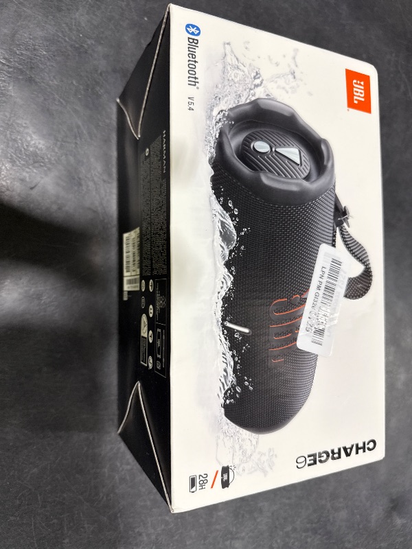 Photo 1 of JBL Charge 6 Portable Bluetooth Speaker, Black