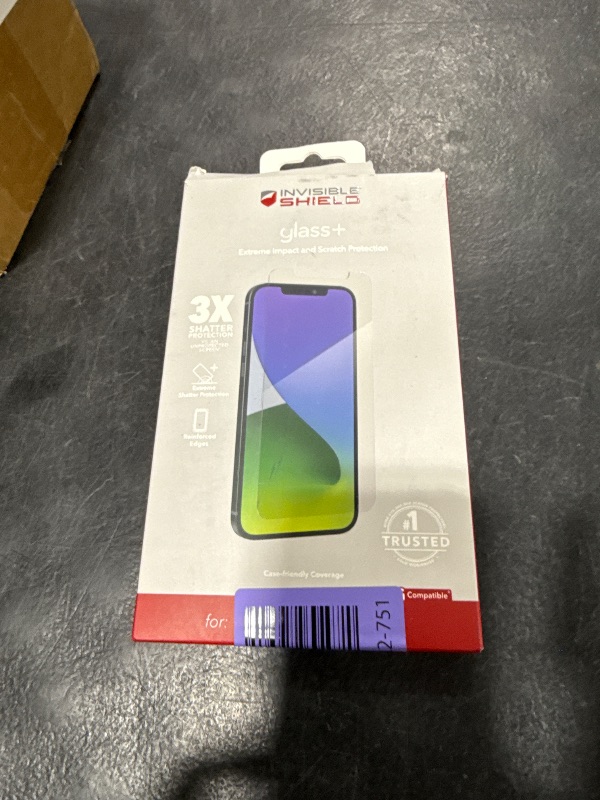 Photo 1 of ZAGG Glass+ Screen Protector for iPhone 12 Pro Max