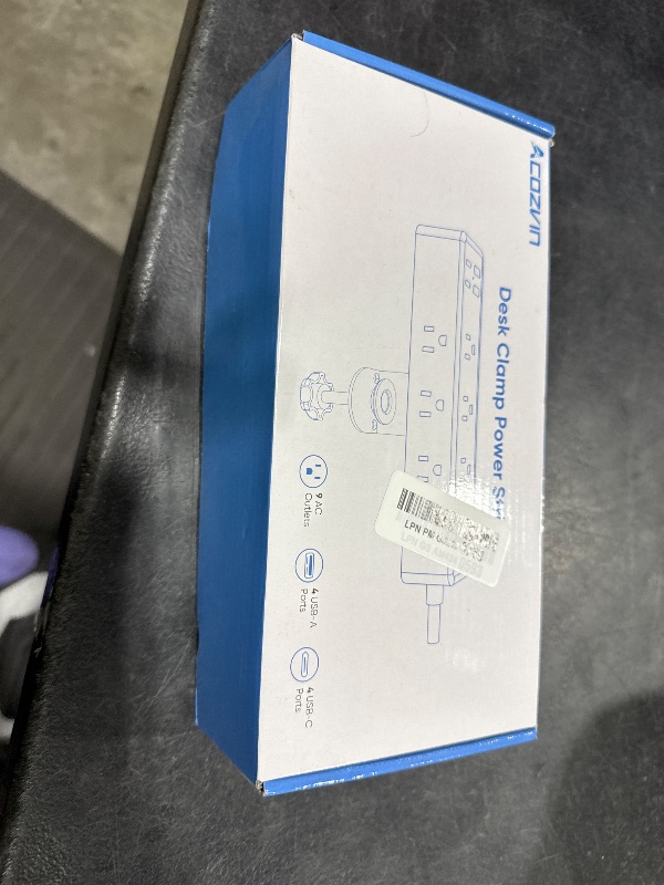 Photo 1 of ACOZVIN Desk Clamp Power Strip 10FT, 40W Fast Charging