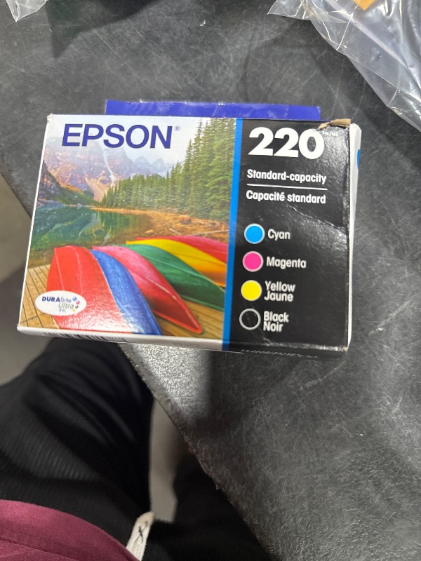 Photo 1 of Epson 220 Genuine Ink Cartridge Black and Color Combo Pack T220120-BCS