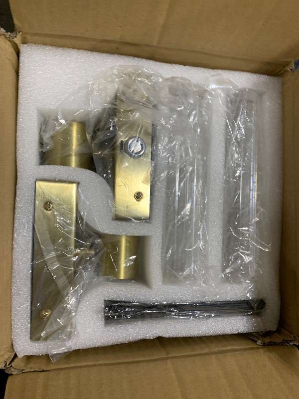Photo 1 of Amansour Battery Operated Wall Sconces Set of 2: Gold, Dimmable