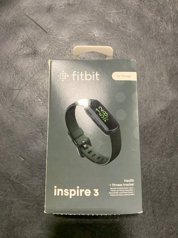 Photo 1 of Fitbit Inspire 3 Activity Tracker - Black/Midnight Zen