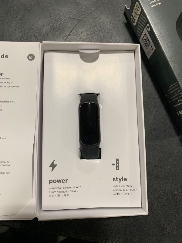Photo 1 of Fitbit Inspire 3 Activity Tracker - Black/Midnight Zen