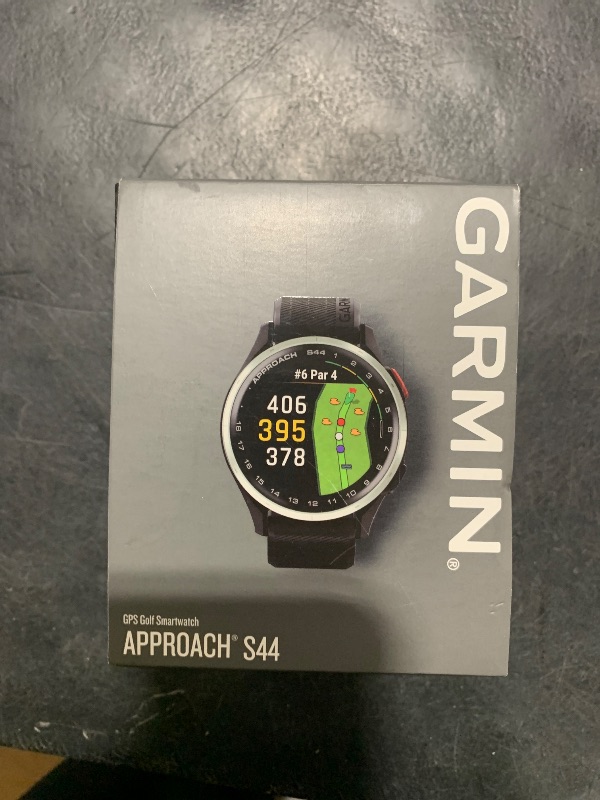 Photo 1 of Garmin Approach S44 Golf Smartwatch 43mm Black