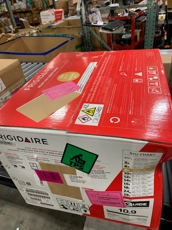 Photo 1 of Frigidaire 8,000 BTU Window Air Conditioner with Remote Control, Cools Up to 350 Sq. Ft., Quiet Operation, Eco Mode, 3 Fan Speeds, Auto Restart, White