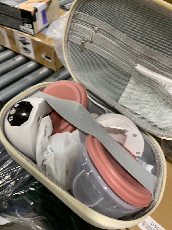 Photo 1 of zvous Wearable Breast Pump, Hands-Free Electric, 15 Suction Levels, White