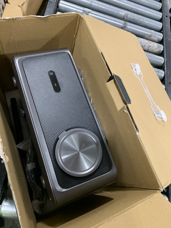 Photo 1 of HAPPRUN 3000 ANSI Lumens Outdoor Projector with Official Google TV