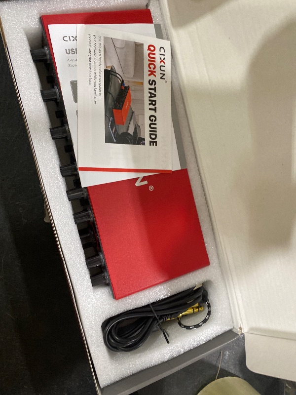 Photo 1 of CIXUN 4x4 USB-C Audio Interface - 24-bit/192kHz Studio Recording