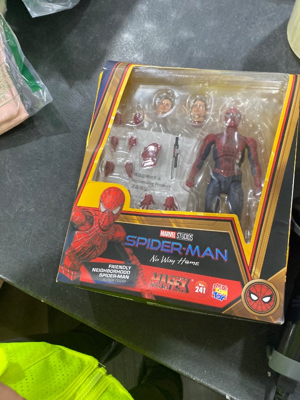 Photo 1 of Medicom MAFEX Friendly Neighborhood Spider-Man Action Figure
