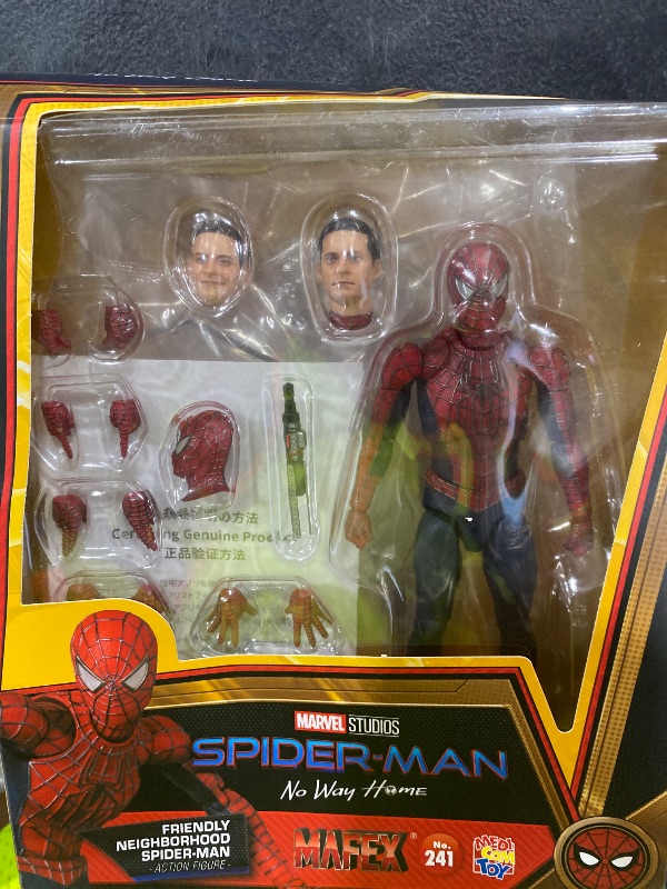 Photo 1 of Medicom MAFEX Friendly Neighborhood Spider-Man Action Figure