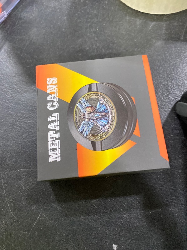Photo 1 of COSKOVOY Metal Can Pouch Container - Angel's Protection