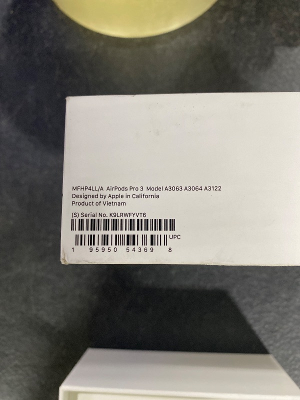 Photo 1 of locked---------------------------------------Apple AirPods Pro 3 Wireless Earbuds with Active Noise Cancellation